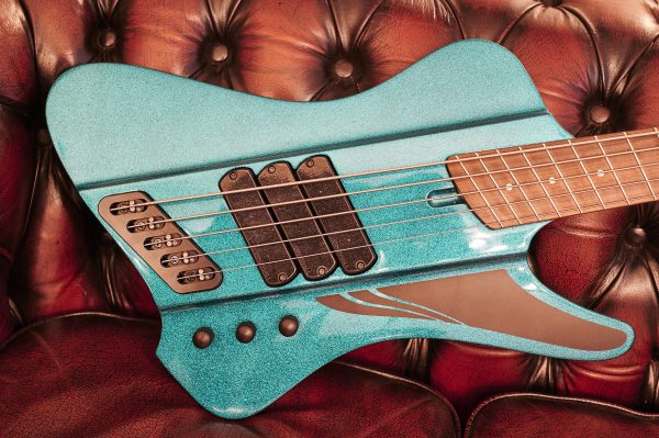 Dingwall D-roc Standard 5 Aquamarina Metalflake - immagine 4