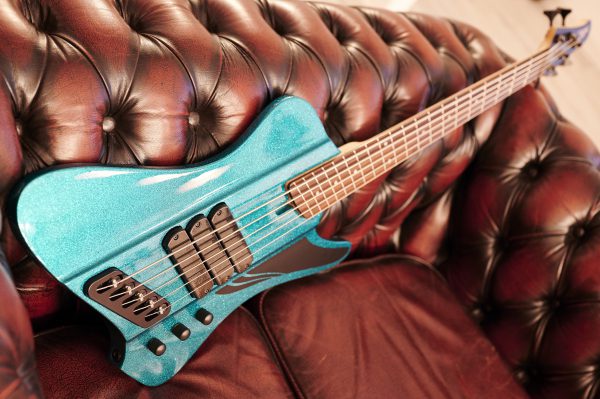 Dingwall D-roc Standard 5 Aquamarina Metalflake - immagine 3