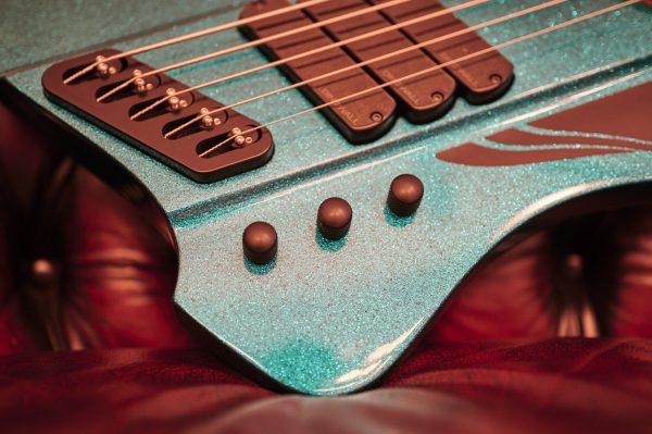 Dingwall D-roc Standard 5 Aquamarina Metalflake - immagine 2